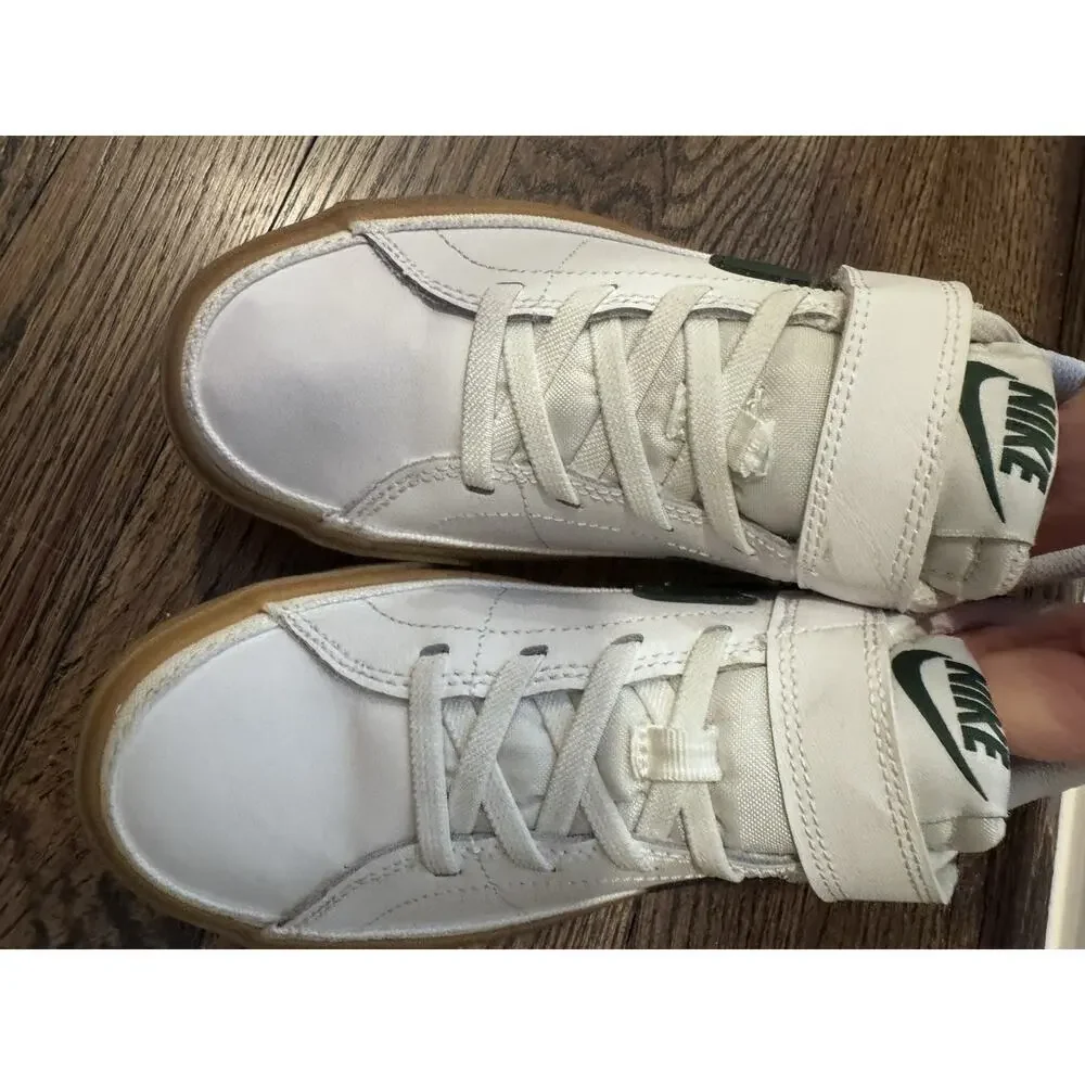 Nike Court Legacy Fir/White/Gum Lt Brown Kids Size 3 Youth Brand NEW